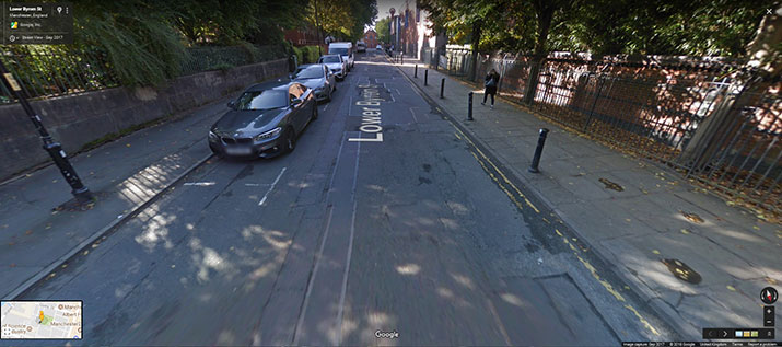 Figure 2: A detected stretch of road with poor quality.